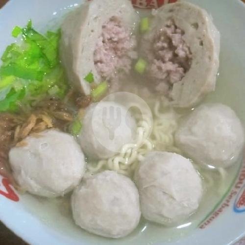Bakso Tenis Isi Telor Ayam menu Bakso Pak Kumis Cawang Baru