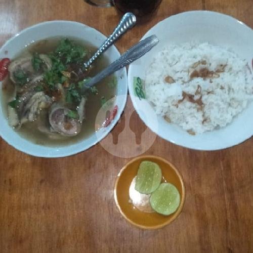 Nasi Sop Pisah Uritan menu Sop Ayam Bu Ninuk Klaten, Pangeran Drajat