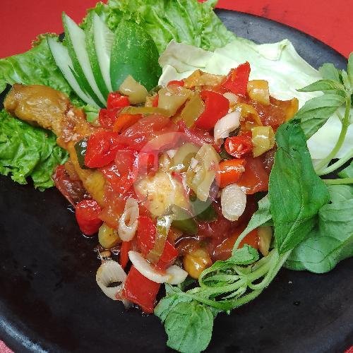 ayam sambal matah (boiler) menu Raja Ayam, Pagarsih