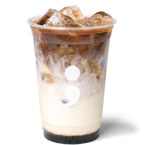 Iced Black menu Kopi Titik Koma, Buring