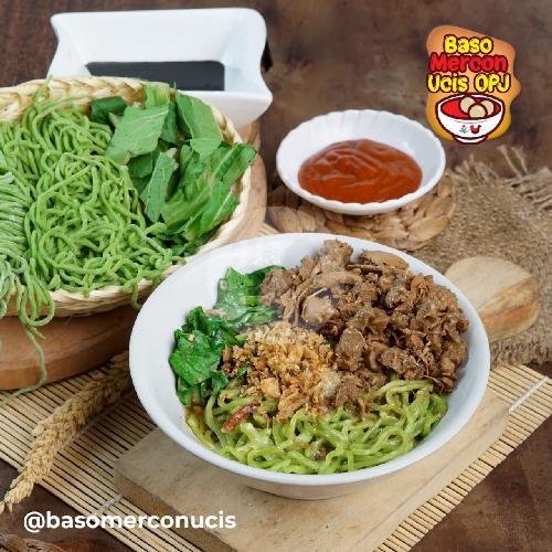 Baso Mercon menu Baso Mercon Ucis, Sukajaya