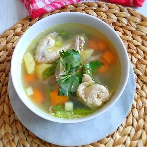 Nasi Sop Ceker menu Ayam Goreng Raja Rasa, Kraton