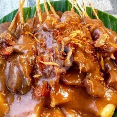 10 Tusuk Sate + Kupat menu Sate Padang Pariaman Mulia Raso, Batununggal