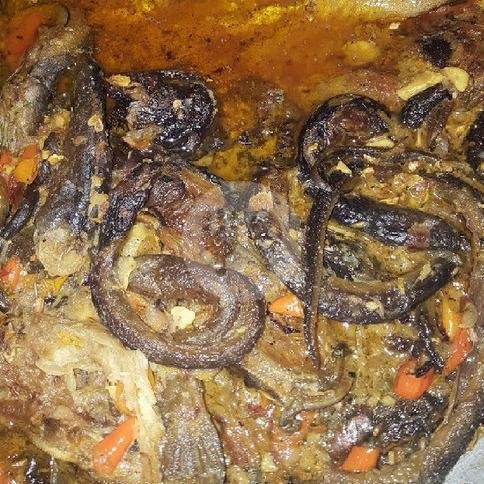 Mangut patin menu Warung Makan Ikan Segar Pak Parno - Blondo