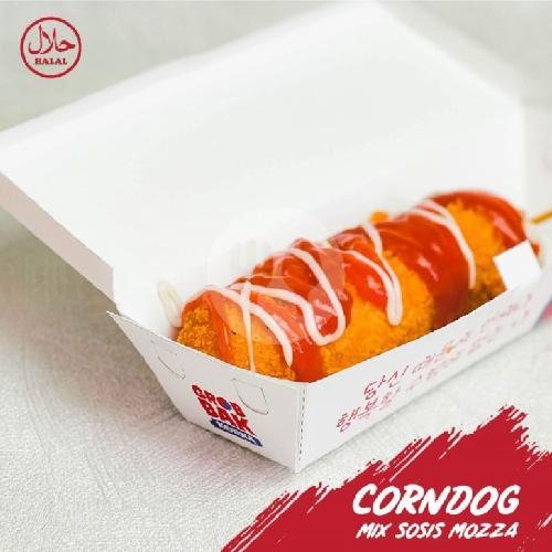 Corndog Sosis Mozzarella menu Corndog Topokki Grobbak Korea, Nologaten