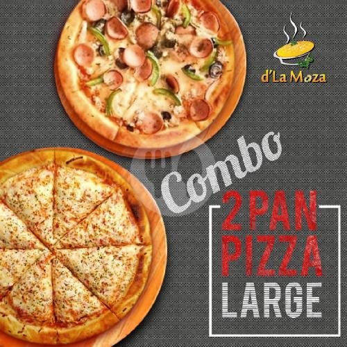 COMBO 2 PAN PIZZA (R) Reguler menu Dlamoza Pizza, Cihampelas