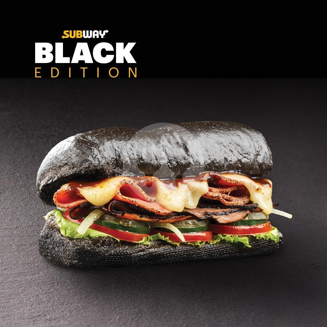 Black 6-Inch Sandwich menu Subway, Buah Batu