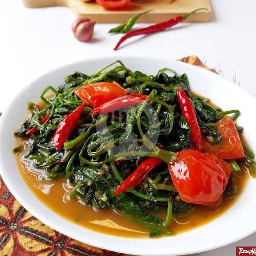 Ca Kangkung menu Kedai Numani Spesial Seafood Ayam & Angkringan, Pedurungan