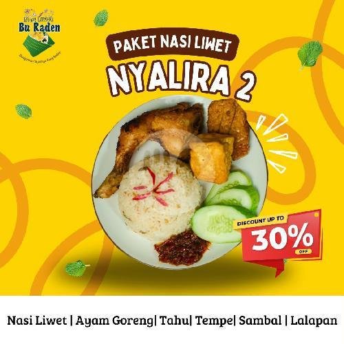 Paket Nyalira 2 menu Nasi Liwet Bu Raden, Kayumanis