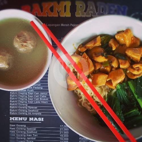 Bakmi Ayam Cah Jamur menu Bakmi Raden Pejompongan, Danau Tondano