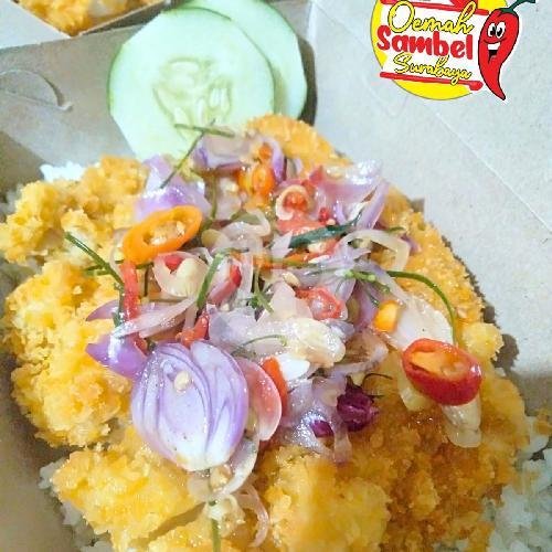 Chiken Katsu Mozarella menu Oemah SambeL Surabaya, Sukomanunggal