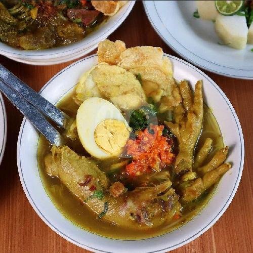 Soto Daging Te Telan menu Soto Gurih Sarimbit, Kacapiring
