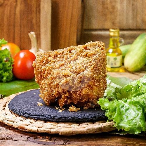 Beef Burger menu Alibaba Fried Chicken, Desa Cipadung