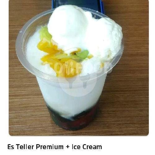 Es Teller Cream menu Pondok Es Teller ZR, Kuranji
