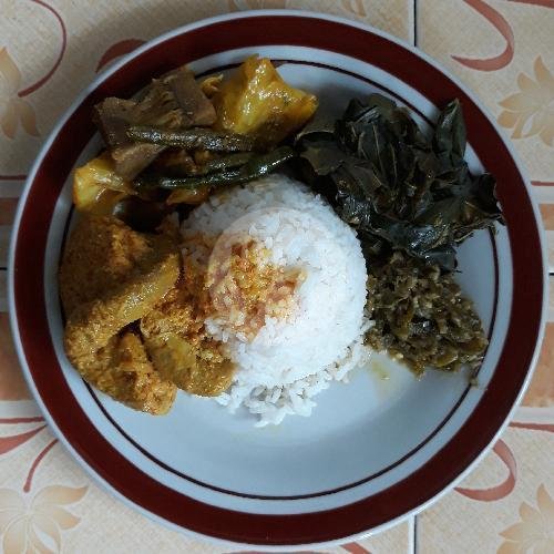 Nasi + Otak Sapi Gulai menu Nasi Kapau Masakan Padang, Cirebon
