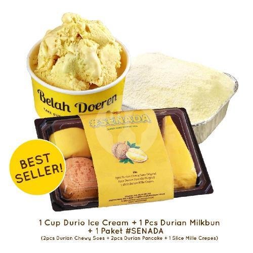 Durian Milk Choco Crackle menu Belah Doeren, 1st Durian Specialist, Riau