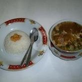 Soto Daging Sapi Nasi Pisah menu Soto Bu Asih, Kaliurang
