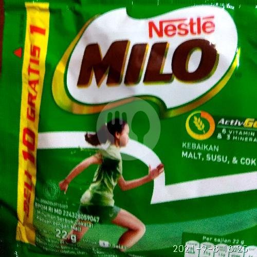 Es MILO+ ANGET menu Siomay Kang Nedi, Sultan Agung