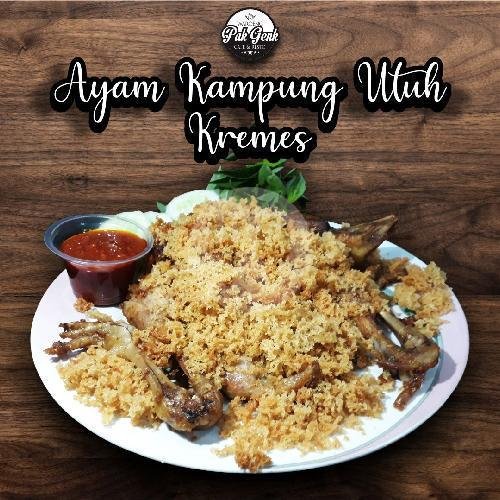 Ayam Goreng Kremes (ayam Negri) Tanpa Nasi menu Warung Pak Genk, Abdul Jalil