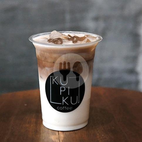 Es Kopi Susu Coconut menu Kupiku Coffee, Umbulharjo