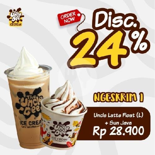 Ngeskrim 2 menu The Uncle Dee Ice Cream, S Parman