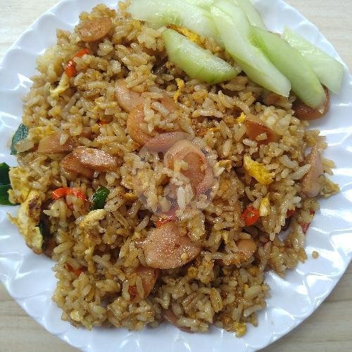 Nasi goreng sosis menu Warung Bakmi Lawu Podo Moro, Punggawan