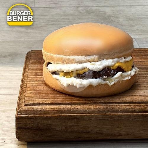 Bener 2 Cheese Garlic menu Burger Bener, Kelapa Gading