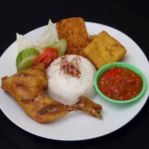 Nasi + Lele Bakar Madu menu Penyetan Pak Kebo 2, Kranggan 1 Jogotirto Berbah