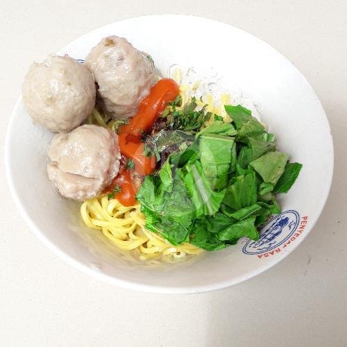 Mie Campur Bakso Kecil Cincang menu Mie Baso Mas Minto, Baleendah