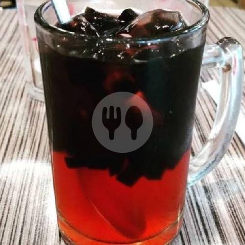 Es Teh Gelas Besar / Jumbo menu Seblak Lusi Oke, Sarirejo