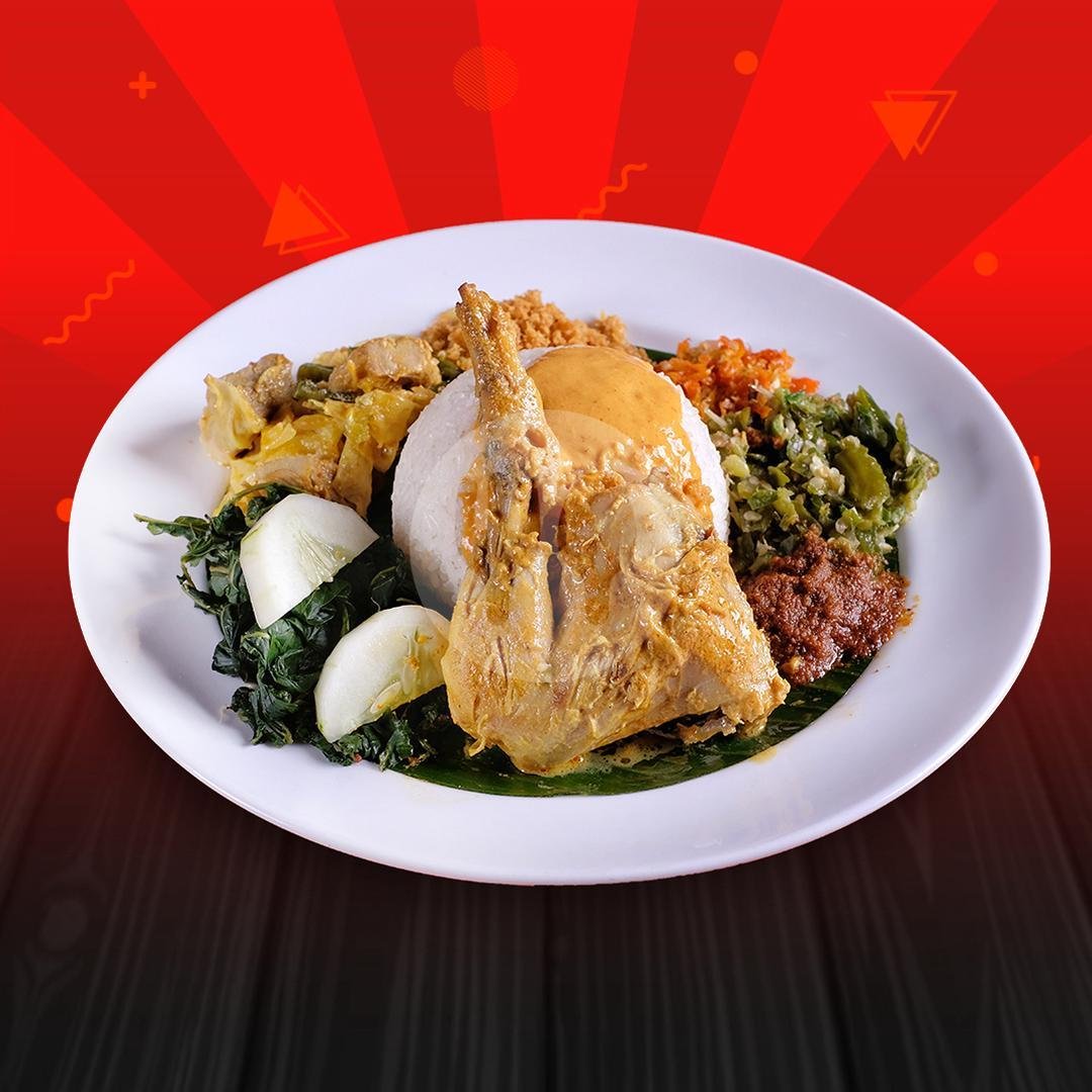 Nasi Ayam Gulai menu Padang Legenda Kutai , Wonokromo