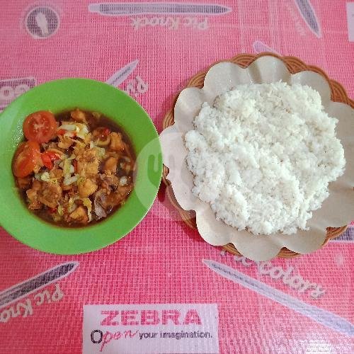 Nasi Putih menu Penyetan Mbah Djoyo, Depok