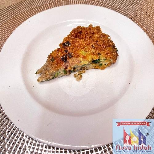 Paket Nasi Telur Dadar menu Rumah Makan Padang Nusa Indah, Dau