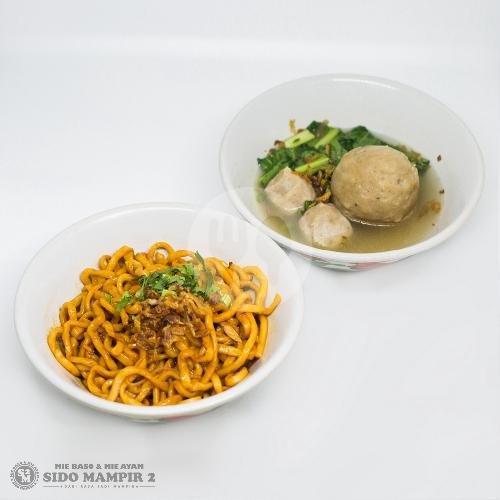 Mie Yamin Baso Cincang menu Mie Baso & Mie Ayam Sido Mampir 2, Margasari