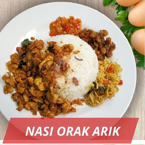 Nasi Orak Arik Sosis menu Warkop Nasi Suka Rasa, Dipatiukur