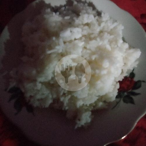 Nasi Putih menu Sate Ayam Kambing Dan Soto Ayam Jawara