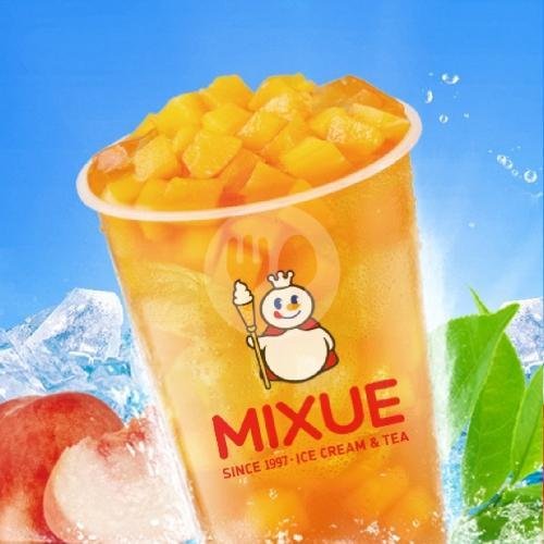 Peach Earl Grey Tea menu Mixue Batununggal, Batununggal Indah Raya