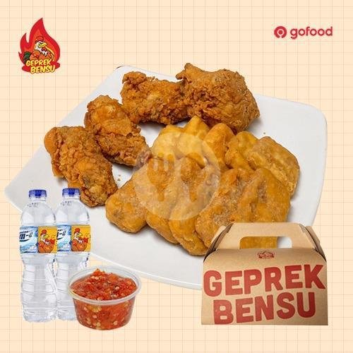 Winger Box menu Geprek Bensu, Rawamangun