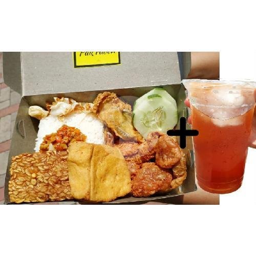 Nasi Kulit + Tahu Tempe menu Nasi Kulit Pak Raden, Blimbing