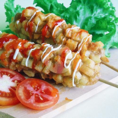 Corndog Sosis Kentang menu Baboo Corn Dogs, Banyumanik