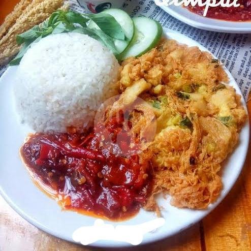 NASI TEMPE SAMBAL menu Ayam Bakar Brilliant, Jeruk