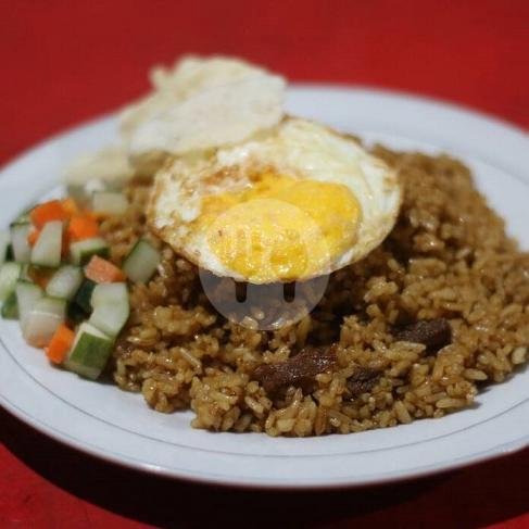 Nasi Goreng Kambing + Telur menu Nasi Goreng Kambing Mas Gepengk, Kotabaru
