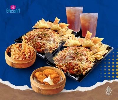 PAKET FEST A NP menu Mie Gacoan, Citra Harmoni