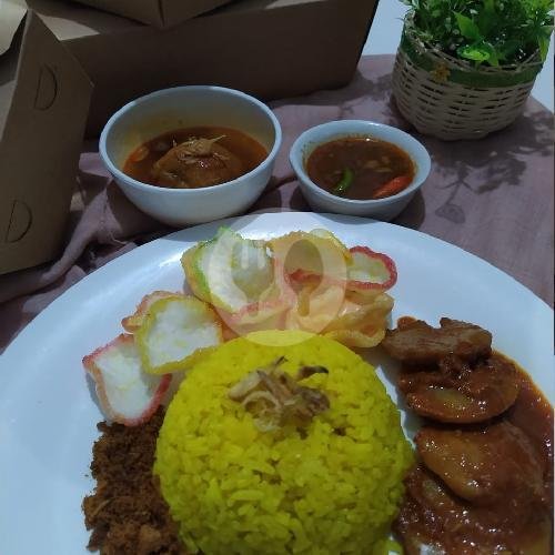 Telur Rendang menu Nasi Kuning Pasirkoja ABC, Online