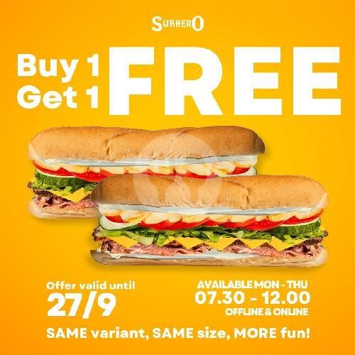 Gochu Chamci Quarter menu SUBHERO SANDWICH, Merbabu