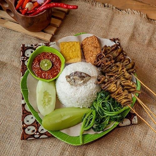 Tempong Paru menu Warung Sambel Damas, Muara Karang Raya
