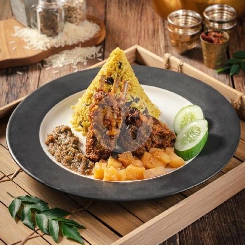 Nasi Kebuli Kambing Goreng menu Nasi Kebuli Bang Moch, Pondok Ranji
