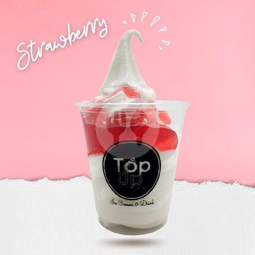 Sundae Blueberry menu TopUp Ice Cream, Larangan Indah