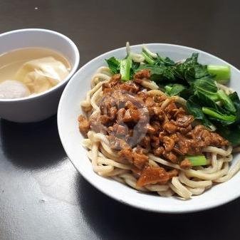 Mie Ayam Kampung + Baso Pangsit menu Mie Karet, Cicendo