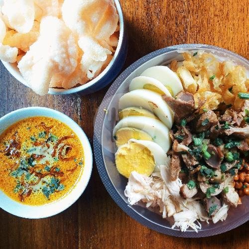 Bubur Ayam Super menu Bubur Ayam & Lontong Kari Abah Ama 